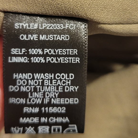 NWT Lush Jumpsuit-Olive/Mustard Beach lightweight.sz small - Picture 9 of 13